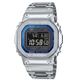 【CASIO 卡西歐】G-SHOCK 電波 藍芽 太陽能電力 耀眼湛藍 全金屬 經典系列 GMW-B5000D-2 43.2mm