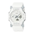 【CASIO 卡西歐】G-SHOCK 未來強悍 輕巧簡約 時尚白 雙顯手錶 42.1mm(GA-2300-7A)