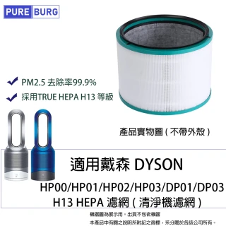 【PUREBURG】Dyson戴森適用冷暖Hot+Cool HP03 HP02 HP01 HP00 DP03 DP01空氣清淨機濾網濾心
