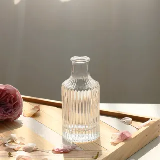 【Floral M】羅馬玻璃露娜小花瓶(花瓶/插花/玻璃瓶/小口花瓶/花器/花盆/陶瓷花瓶/桌面擺飾)