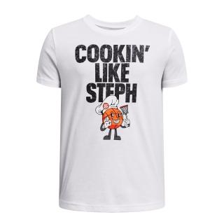 【UNDER ARMOUR】UA 男童 Curry Chef 短T-Shirt_1383856-100(白)