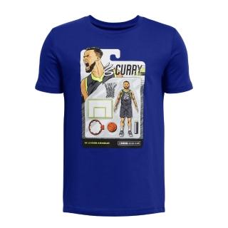 【UNDER ARMOUR】UA官方直營 男童 Curry Animated 短T-Shirt 1383860-400(藍)