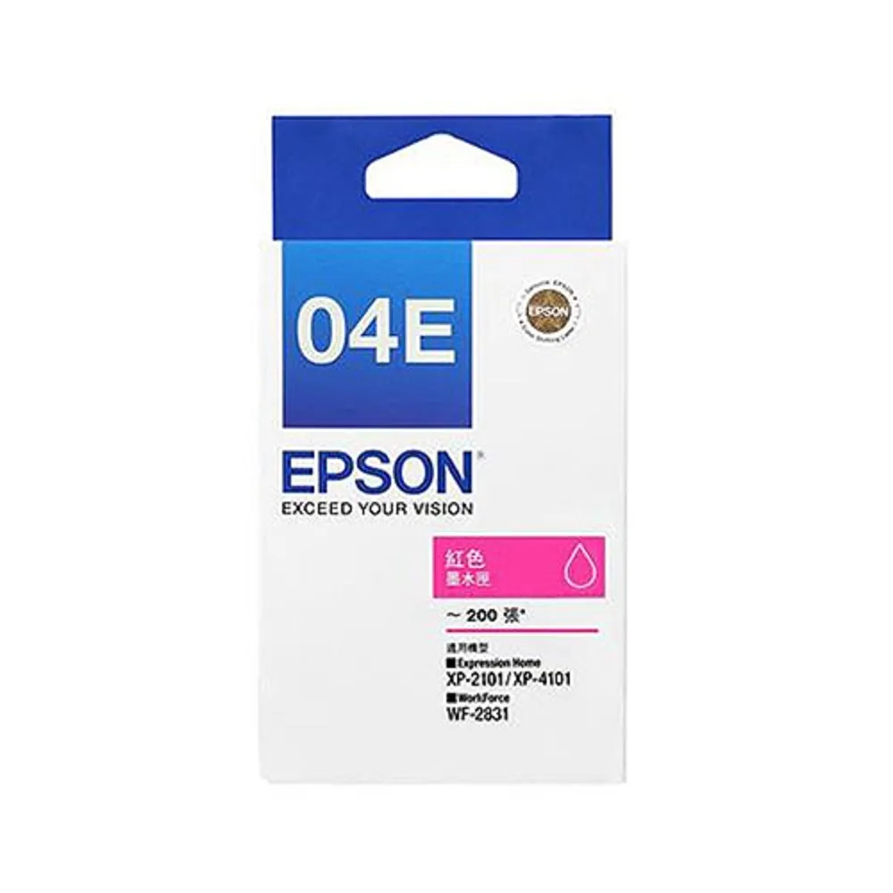 【EPSON】EPSON T04E350 紅色墨水匣