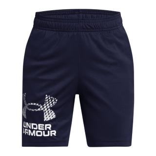 【UNDER ARMOUR】UA 男童 Tech Logo 運動短褲_1383333-410(深藍)