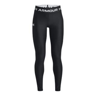 【UNDER ARMOUR】UA 女童 Armour 緊身運動長褲 1373954-001(黑)
