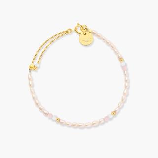 【Olivia Yao Jewellery】海藍寶珍珠手鍊(生日石系列)