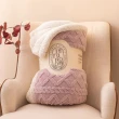 【BOMAN】升級版 韓系立體編織塔芙絨x羊羔暖暖被毯(150x200/四季毯)
