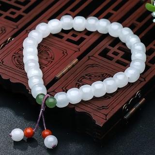 【KT DADA】包包 改運手鍊 保平安 避邪手鍊 流蘇手鍊 禮物 天然和田玉 單圈手鏈 送女生 白玉手串 和