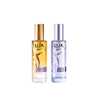 【LUX 麗仕】宋芸樺同款 煥亮柔順修護噴霧式髮油30ml(雪松玫瑰/淡雅藍風鈴)