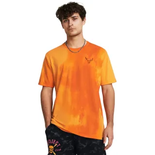 【UNDER ARMOUR】UA 男 巨石強森 Project Rock Sun Wsh 短袖T-Shirt_1383297-810(橘色)