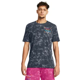 【UNDER ARMOUR】UA 男 Pjt Rock AOP 短袖T-Shirt_1383294-044(灰色)