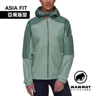 【Mammut 長毛象】Convey Tour HS Hooded Jacket AF GTX防水連帽外套 女款 玉石綠/深玉石綠 #1010-28802