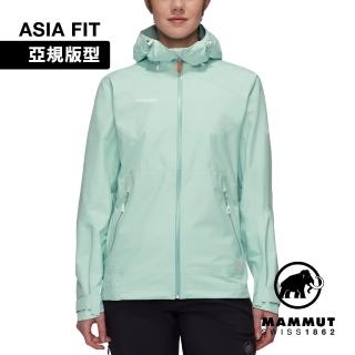 【Mammut 長毛象】Convey Tour HS Hooded Jacket AF GTX防水連帽外套 女款 薄荷綠 #1010-28802