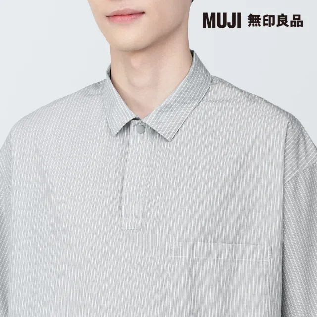 【MUJI 無印良品】男棉混涼感短袖布帛POLO衫(共6色)