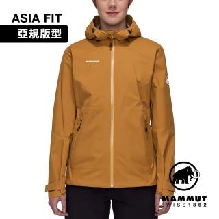 【Mammut 長毛象】Convey Tour HS Hooded Jacket AF GTX防水連帽外套 女款 獵豹褐 #1010-28802