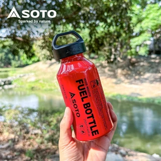 【SOTO】Fuel Bottle 廣口燃料瓶 0.4L SOD-703S(汽油瓶 汽化爐燃料罐 油罐)
