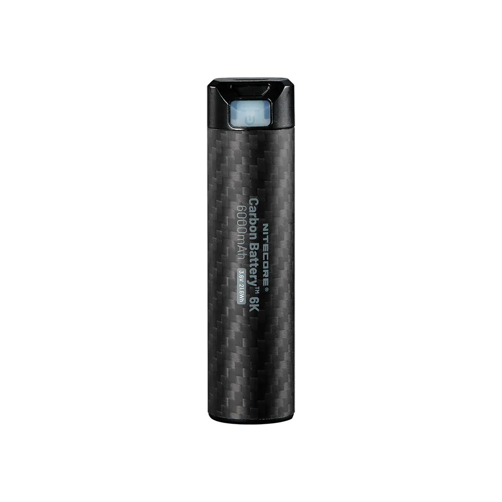 【NITECORE】Carbon Battery 6K(碳纖維行動電源 6000mAh 輕量口袋型 戶外應急 露營登山)