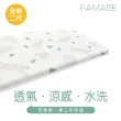 【PAMABE】二合一水洗透氣嬰兒床墊60x120cm全新花色(水洗速乾/護脊/抗敏防菌/新生嬰兒專用/彌月禮)
