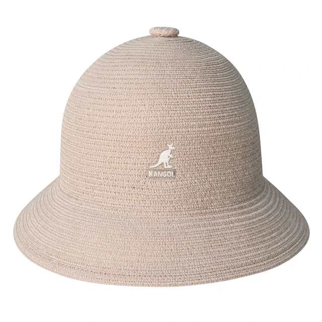 KANGOLKANGOL BRAID 編織鐘型帽(米色)