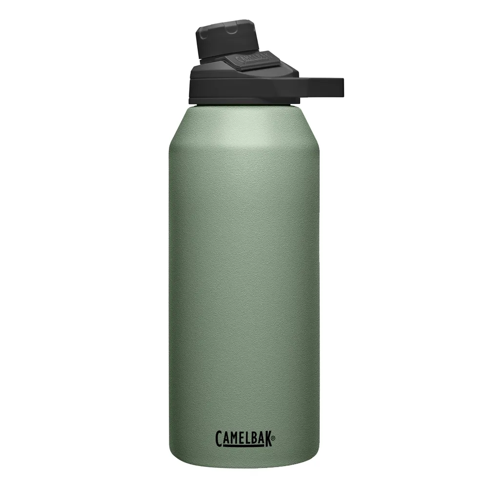 【CAMELBAK】1200ml Chute Mag不鏽鋼戶外運動保溫保冰瓶 灰綠(運動水壺/保冰保溫水壺/運動水瓶)