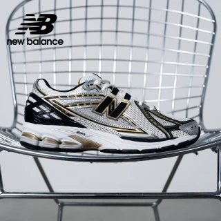 【NEW BALANCE】NB 復古鞋/運動鞋_中性_白黑金色_M1906RA-D(金秀賢同款)