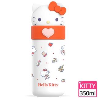 【TDL】HELLO KITTY凱蒂貓不鏽鋼保溫杯水壺保冷保溫瓶350ml 730235(生日禮物 聖誕節 平輸品)