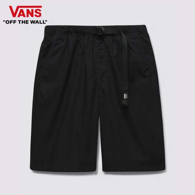 【VANS 官方旗艦】City Boy Baggy 男女款黑色短褲