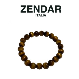 【ZENDAR】國際精品 頂級虎眼石手鍊(8mm 女款 贈禮盒提袋)