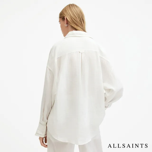 【ALLSAINTS】JADE 亞麻寬鬆襯衫 W052PA(舒適版型)