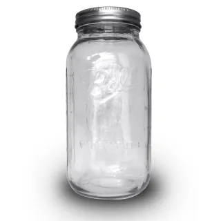【Ball 梅森】玻璃密封罐 64oz 寬口玻璃瓶(1入)
