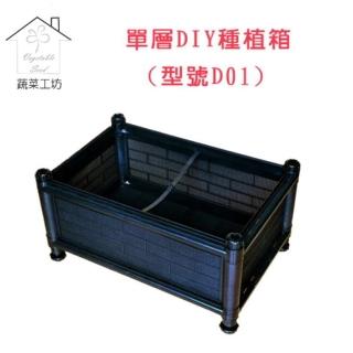 【蔬菜工坊】單層DIY種植箱/栽培箱(型號D01 一般透氣款)
