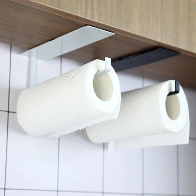 zozo 2入組 浴室櫸木衛生紙架(免打孔釘牆兩用/可放兩包