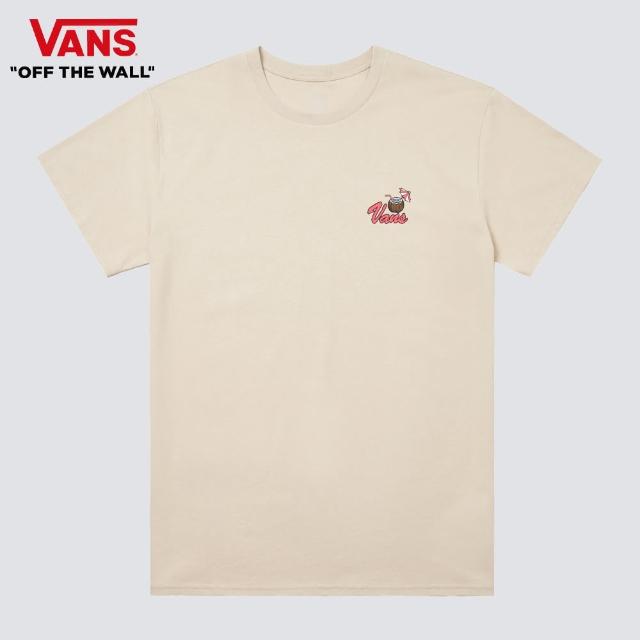 【VANS 官方旗艦】Frog 女款奶茶色印花短袖T恤