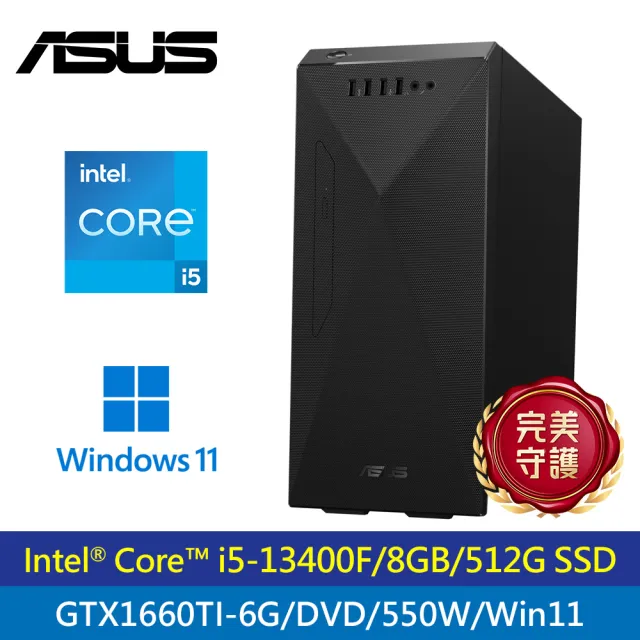 【ASUS 華碩】H-S501ME 13代i5∕1660Ti 桌上型電腦