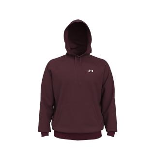 【UNDER ARMOUR】UA 男 Rival Fleece 長袖帽T_1379861-600(酒紅色)