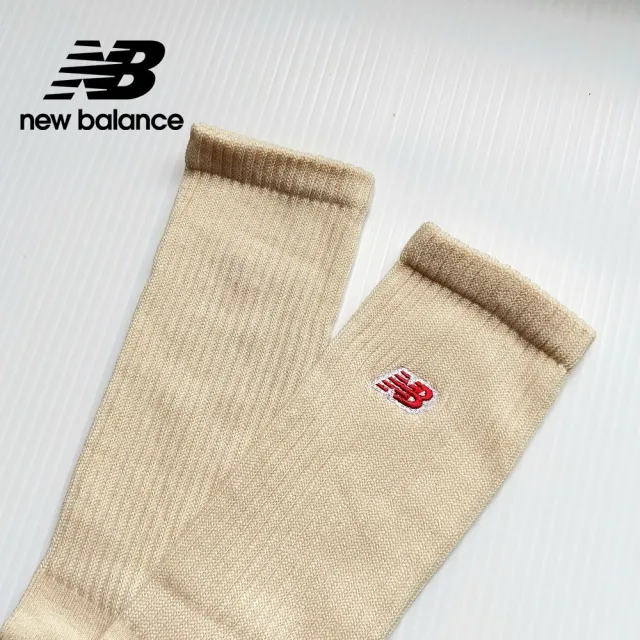 【NEW BALANCE】NB 刺繡LOGO舒適棉襪_LAS33761LIN_中性_米杏色