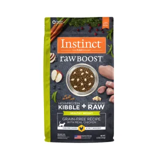 【Instinct原點】健康減重低脂雞肉凍乾成貓配方4.5lb(WDJ推薦 減重低脂 貓飼料 無穀飼料 肉含量高)