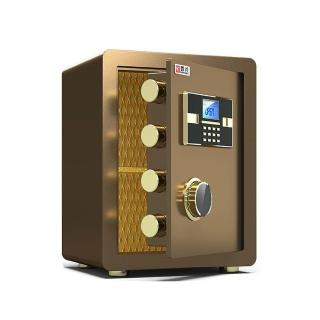 【YOUP優品】焊斧 大型全鋼電子密碼鑰匙40CM保險櫃(保險箱 保管箱 保險櫃 家用 商用 密碼鎖 防盜)