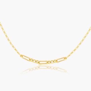 【Olivia Yao Jewellery】歐美時尚款 14K合金 費加洛古巴鍊拼接項鍊(Lucky Charm Collection/日常百搭)