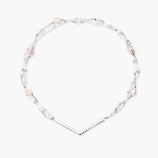 【Olivia Yao Jewellery】輕鬆不費力的美麗 藍寶珍珠磁吸手鍊項鍊 兩用款(INNOVARE Collection/送禮)