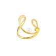 【Olivia Yao Jewellery】925純銀律動曲線天然珍珠耳夾(Fern  Collection/無耳洞福音)
