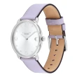 【COACH】Elliot 簡約大數字面盤腕錶-36mm/紫皮帶 母親節 禮物(14504286)