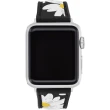 【COACH】Apple Watch 錶帶 38/40/41mm 適用 矽膠錶帶-雛菊(不含手錶)