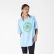 【KAPPA】官方直營  男女適穿 復古球型Logo寬鬆T-Shirt(品牌經典 Logo印花)