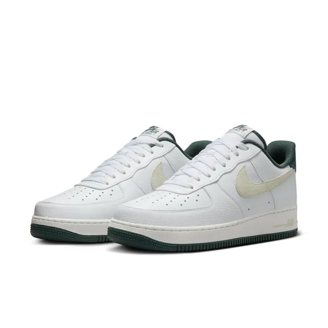 【NIKE 耐吉】休閒鞋 男鞋 運動鞋 AF1 AIR FORCE 1 07 LV8 COB 白綠 HF1939-100