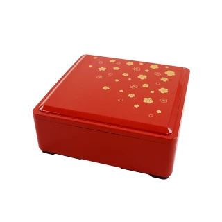 【GOOD LIFE 品好生活】日本製 和風重箱/點心盒/置物盒（紅）(日本直送 均一價)