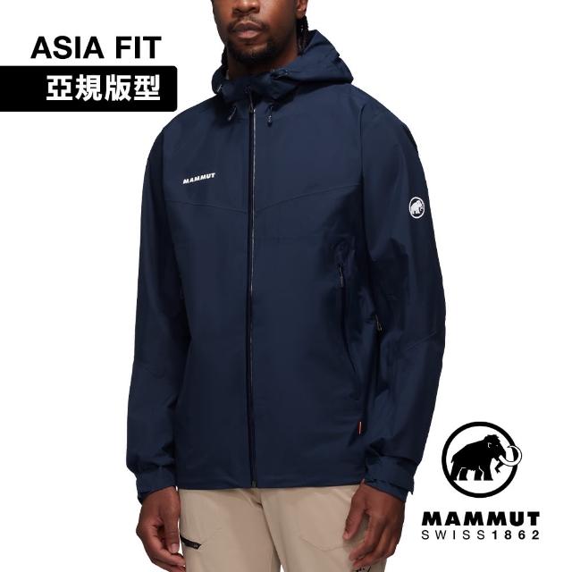 【Mammut 長毛象官方直營】Convey Tour HS Hooded Jkt AF GTX防風防水連帽外套 海洋藍 男款 #1010-28452