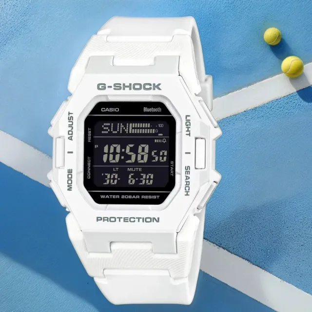 【CASIO 卡西歐】G-SHOCK 纖薄藍牙運動手錶 送禮 禮物 推薦(GD-B500-7)
