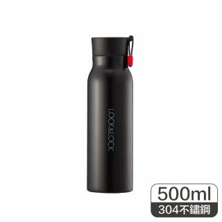 【LocknLock 樂扣樂扣】我的不鏽鋼保溫杯500ml/1A01-LHC4125(黑/白)