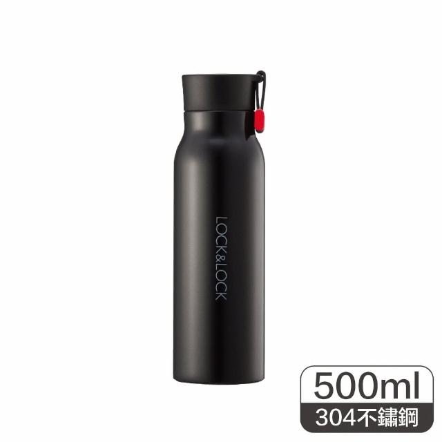 【LocknLock 樂扣樂扣】我的不鏽鋼保溫杯500ml/1A01-LHC4125(黑/白)